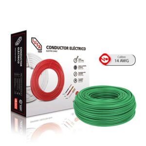 CABLE THHW-LS #14 VERDE CJA 100 MTS IUSA