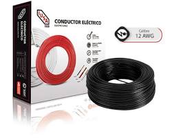 CABLE THW # 12 NEGRO caja c/100 mts