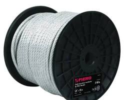 Cable de acero 1/4', flexible recubierto